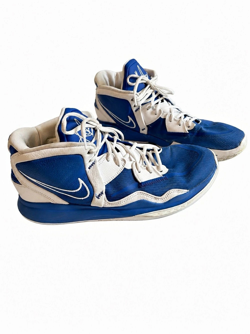 Nike KD High-Top Basketball Shoes Sneakers in Blue & White US 14